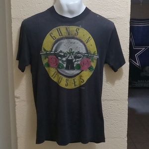 1987 Guns and Roses Was Here T-Shirt Authentic Original Concert Vintage Size L